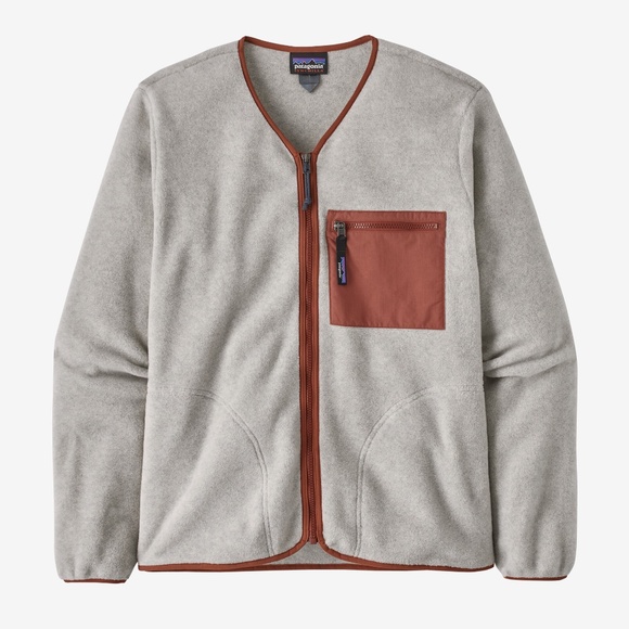 Unisex Synchilla Fleece Cardigan Jacket - Picture 1 of 13